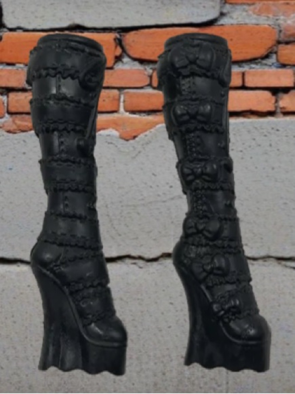 Monster High Elissabat ~ Frights Camera Action ~ Black Boots - Picture 6 of 10